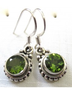 Péridot Boucles d'oreilles 2