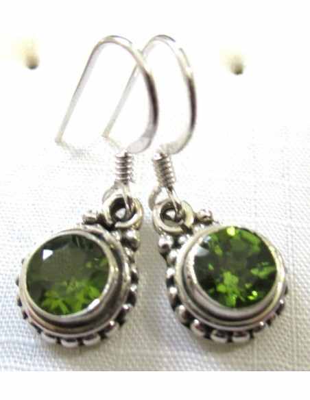 Péridot Boucles d'oreilles