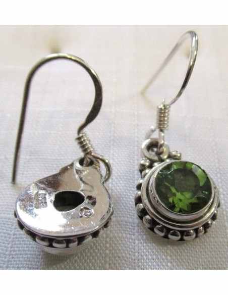 Péridot Boucles d'oreilles
