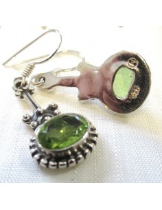 Péridot boucles argent 2