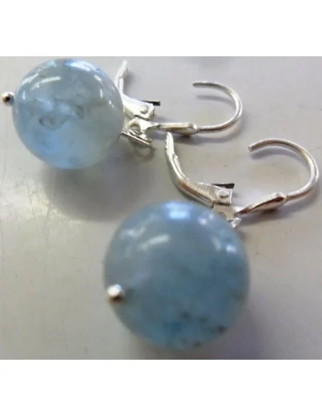 Boucles d'oreilles  en Aigue marine Boucles d'oreilles  en Aigue marine