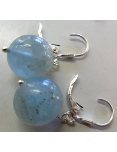 Boucles d'oreilles  en Aigue marine Boucles d'oreilles  en Aigue marine