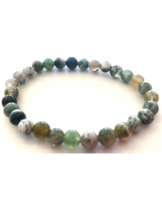 Bracelet Agate mousse 6mm 2