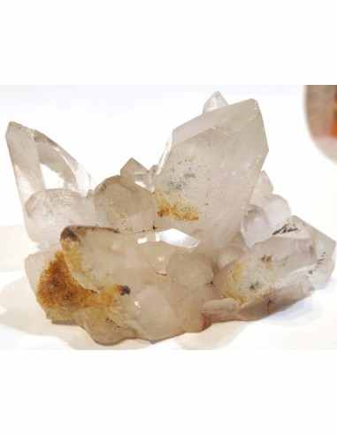 Géode quartz inclusions
