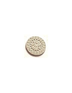 Fleur de vie florale argent 2