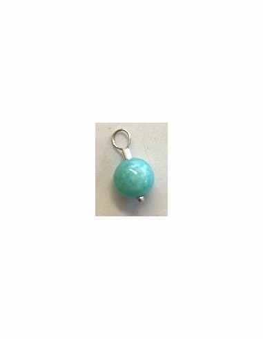 Amazonite 8mm pendentif