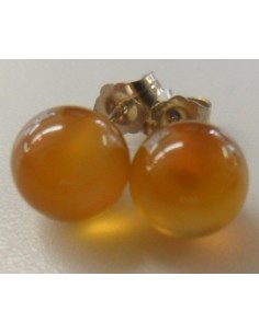 Citrine boucles 6mm 2