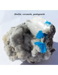Zéolite, cavansite, pentagonite