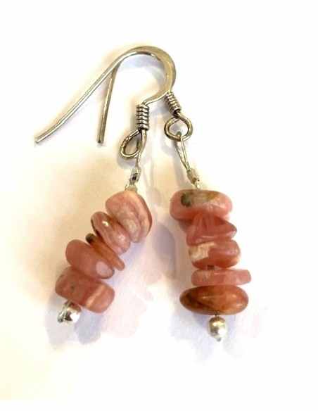 Boucles d'oreilles baroque pierres