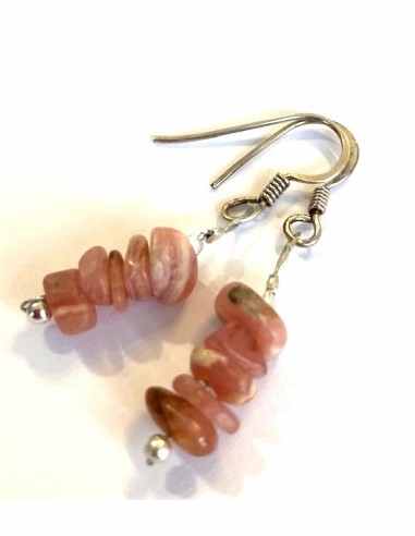 Boucles d'oreilles baroque pierres