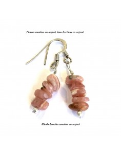 Boucles d'oreilles baroque pierres