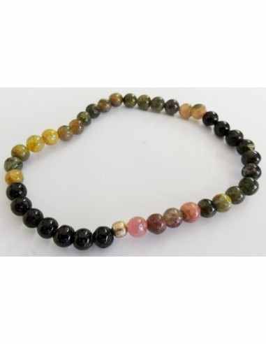 Bracelet tourmalines 6mm