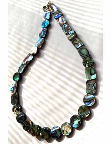 Collier Nacre opalisée 42cm
