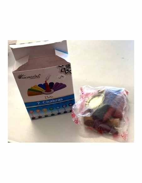 Sept chakras Encens cône