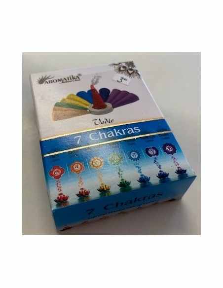 Sept chakras Encens cône
