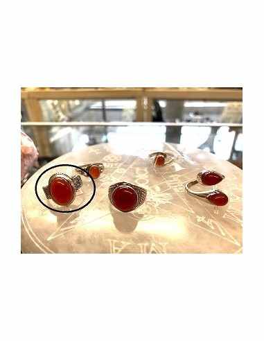 Cornaline bague Taille 58