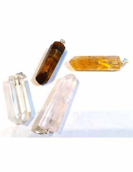 Pendentif pointe en pierre