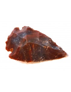 Pointe de flèche jaspe rouge