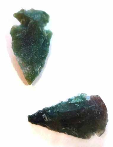 Pointe de flèche jaspe rouge