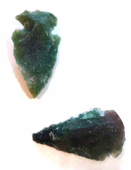 Pointe de flèche jaspe rouge