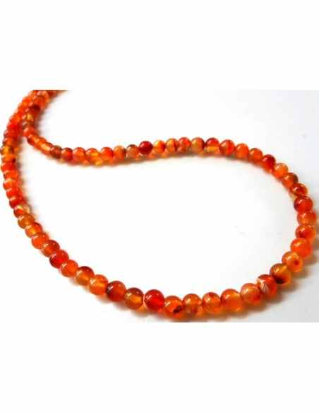 Cornaline collier 4mm Cornaline collier 4mm