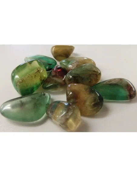 Fluorine arc-en-ciel jaune et verte