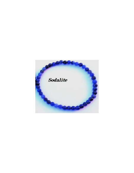 Bracelet sodalite 4mm