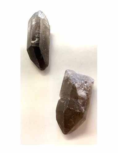 Quartz effumé pointe 50 a 55mm