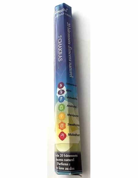 Encens 7 chakras bâtons aromatika