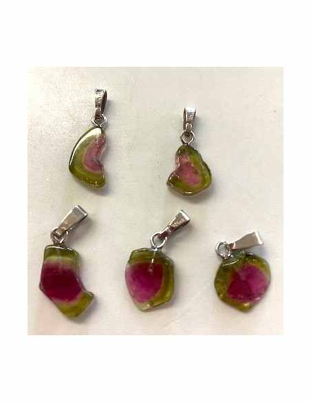 Pendentif Tourmaline Melon d eau