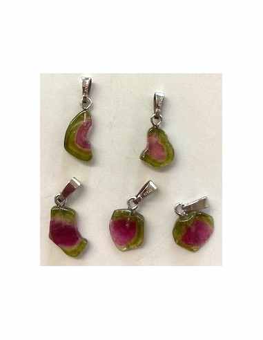 Pendentif Tourmaline Melon d eau