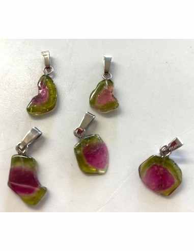 Pendentif Tourmaline Melon d eau