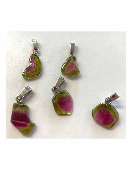 Pendentif Tourmaline Melon d eau