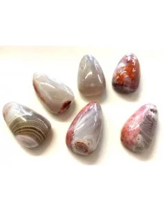 Calcédoine rouge pendentif