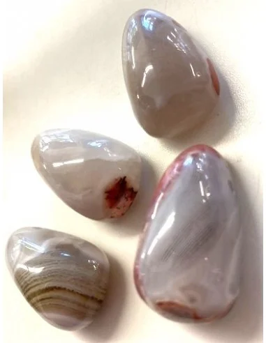 Calcédoine rouge pendentif