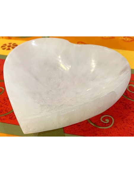 Bol Sélénite cœur