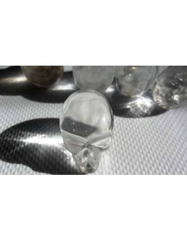 Crane en Cristal de roche - Crane de cristal 