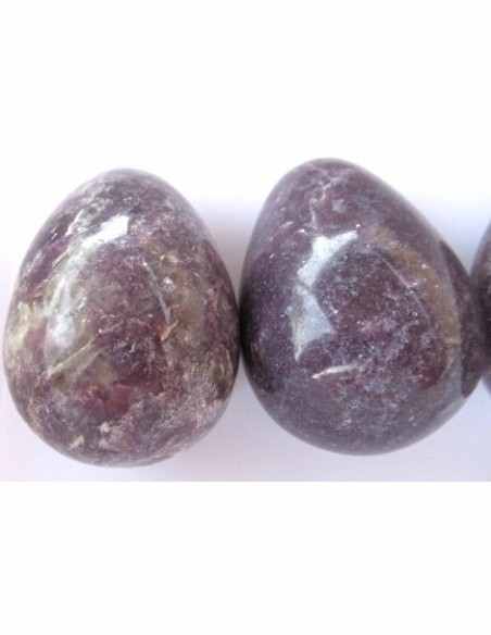 Œuf en lépidolite 60mm