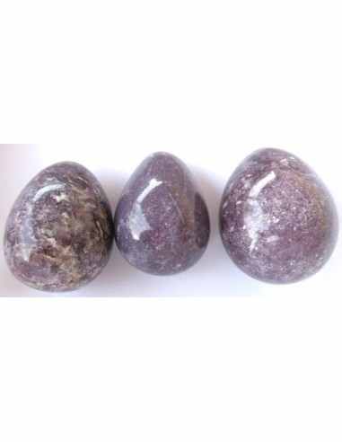 Œuf en lépidolite 60mm