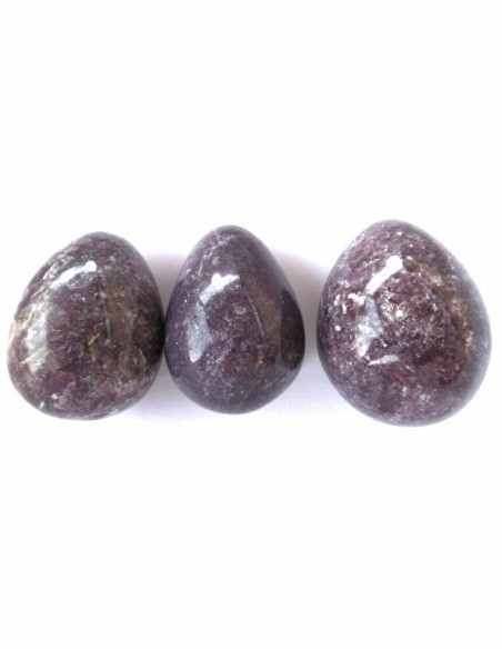 Œuf en lépidolite 60mm