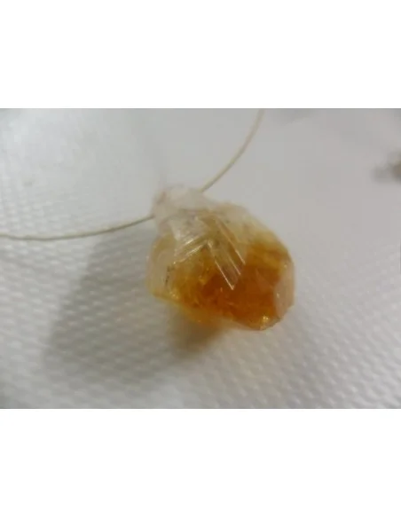 Citrine brut collier