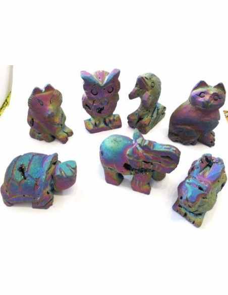 Quartz aux titane animal