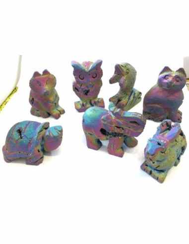 Quartz aux titane animal