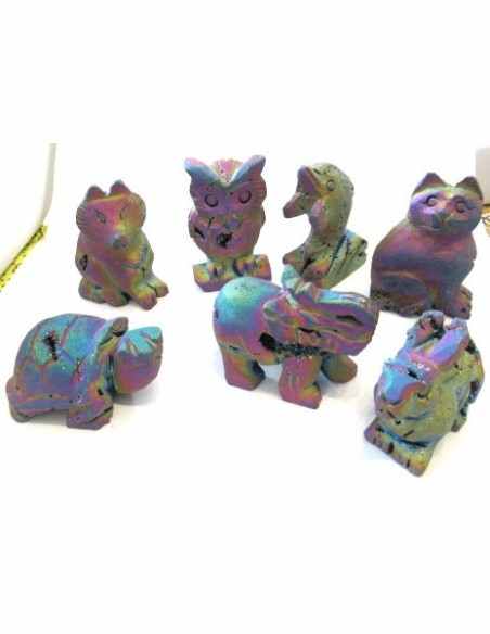 Quartz aux titane animal