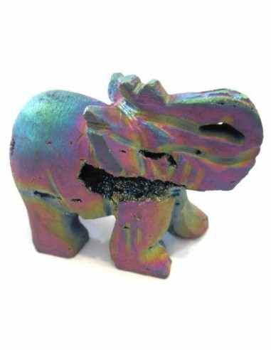 Quartz aux titane animal