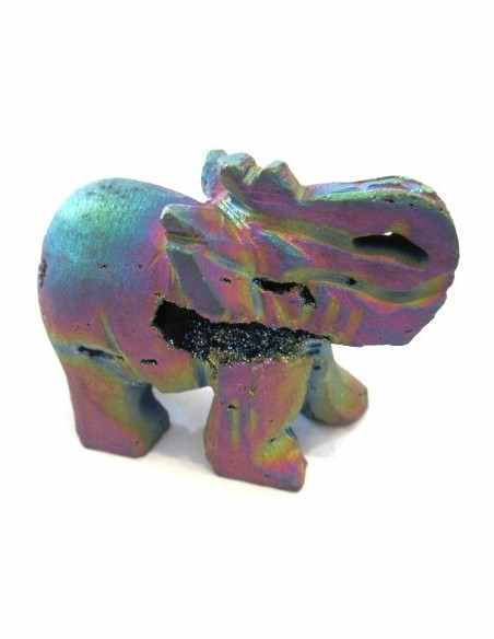 Quartz aux titane animal