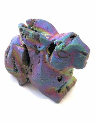 Quartz aux titane animal