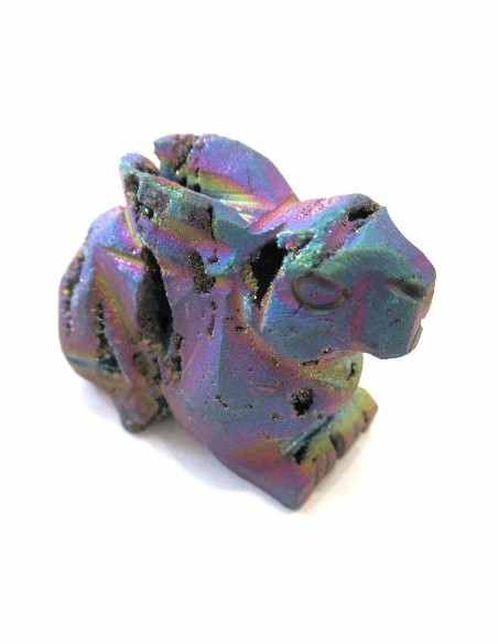 Quartz aux titane animal