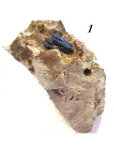 Lazulite sur gangue 2