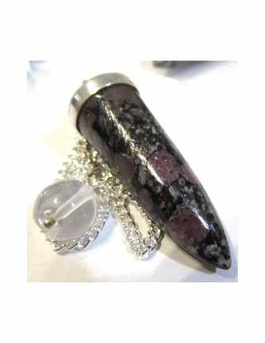 Pendule pierre argent